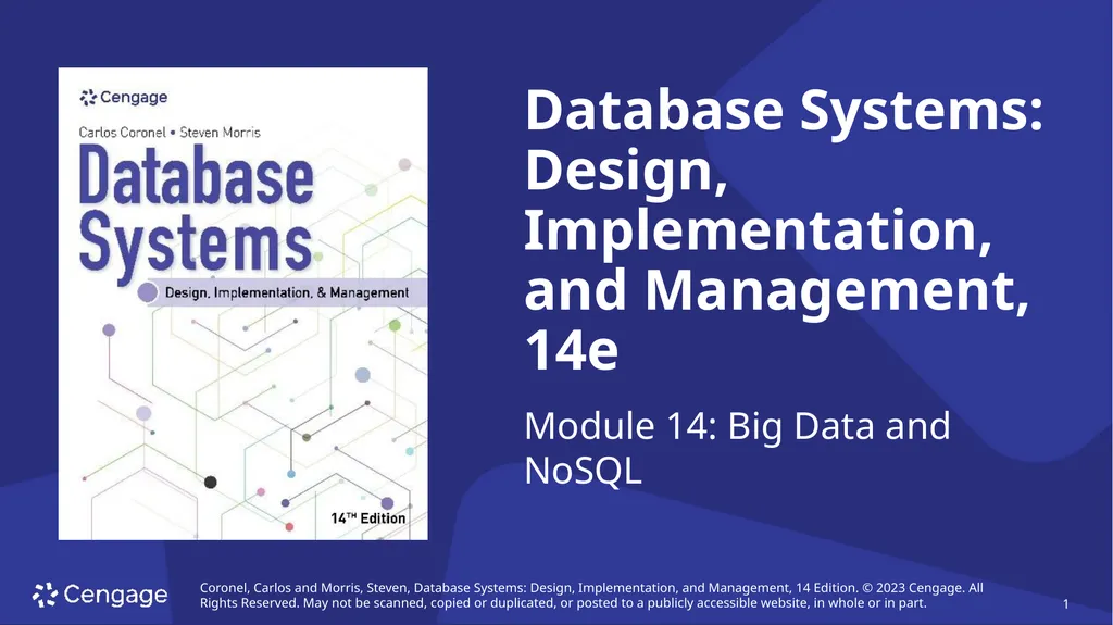 Database Systems: Design, Implementation, and - slide 1 of 43