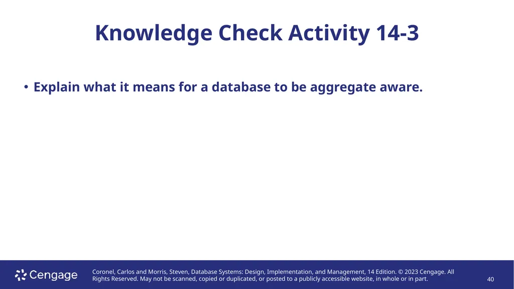 Database Systems: Design, Implementation, and - slide 40 of 43