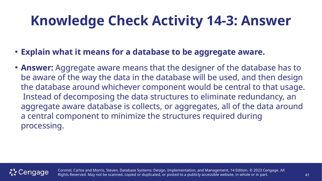 Database Systems: Design, Implementation, and - slide 41 of 43