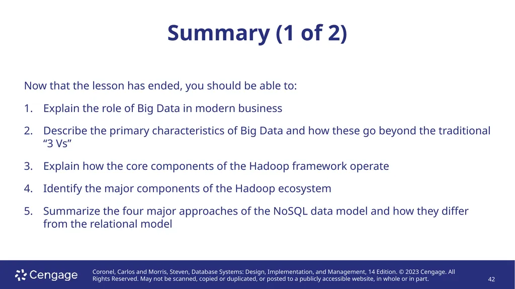 Database Systems: Design, Implementation, and - slide 42 of 43