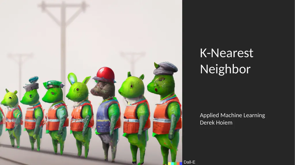 K-Nearest Neighbor Applied Machine Learning Derek - slide 1 of 43