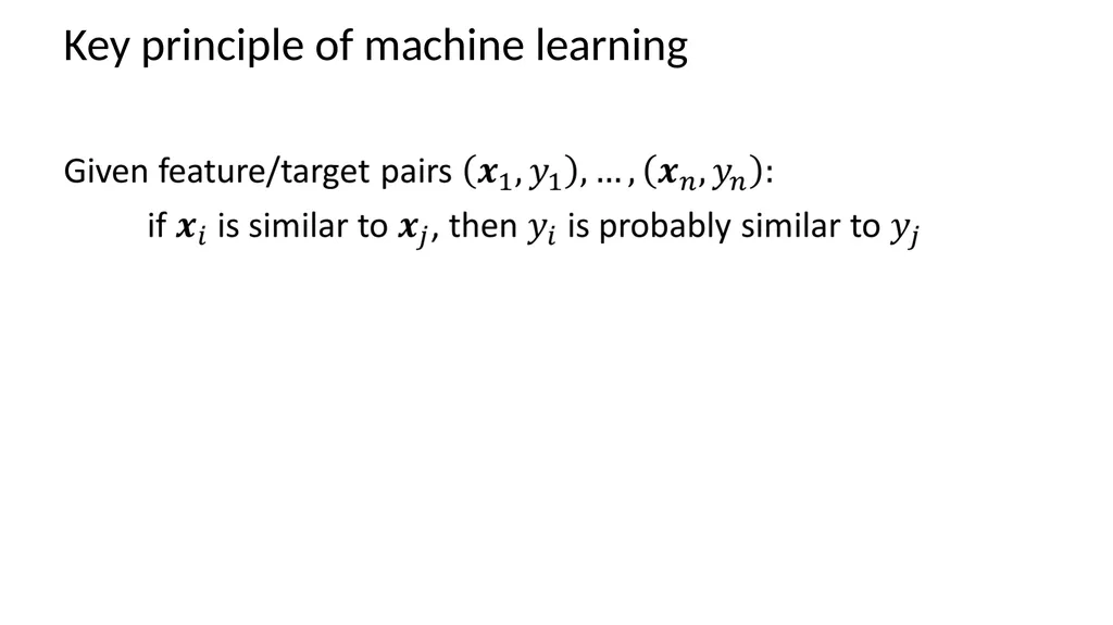 K-Nearest Neighbor Applied Machine Learning Derek - slide 5 of 43