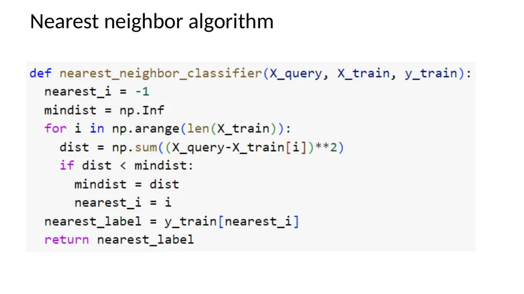 K-Nearest Neighbor Applied Machine Learning Derek - slide 27 of 43