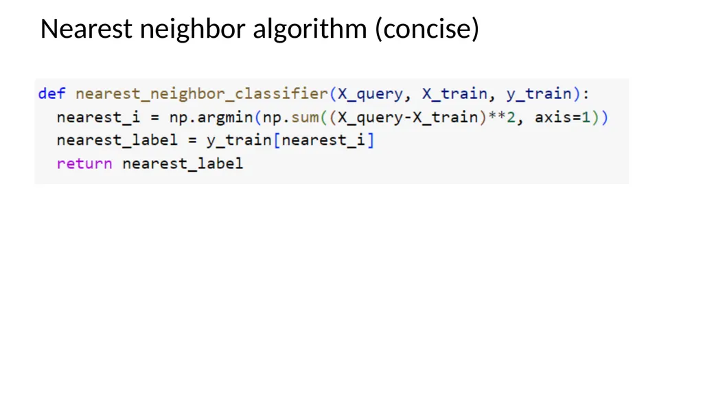 K-Nearest Neighbor Applied Machine Learning Derek - slide 28 of 43