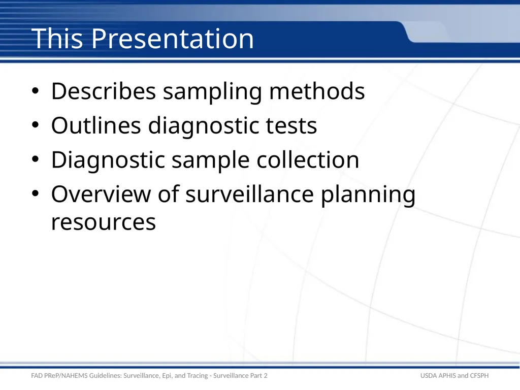 Surveillance, Epidemiology, and Tracing - slide 2 of 24
