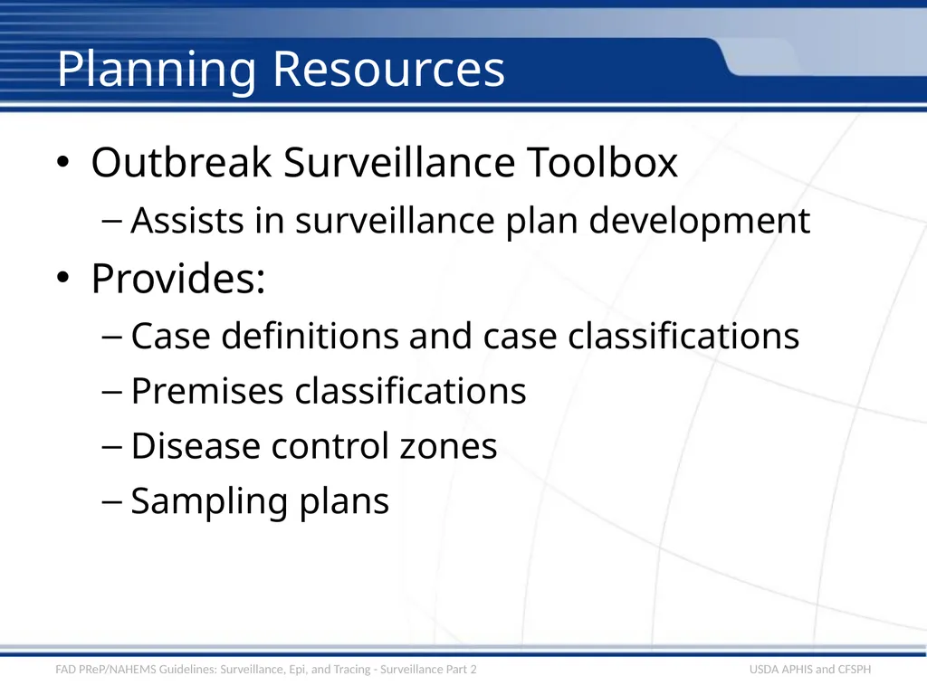 Surveillance, Epidemiology, and Tracing - slide 21 of 24