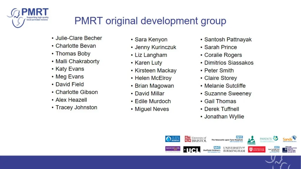 The PMRT – a tool designed to support: Annual - slide 28 of 28