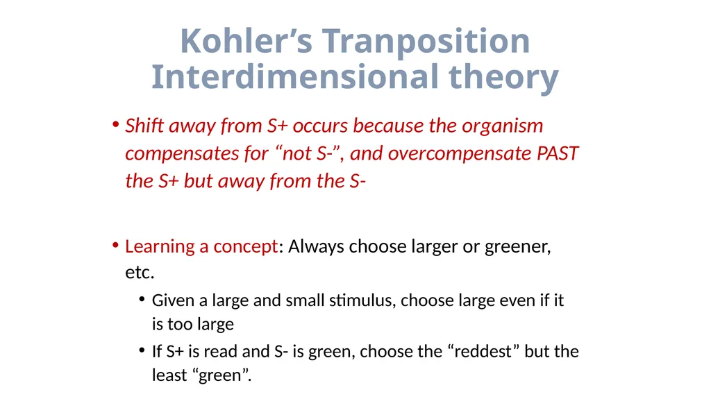 Stimulus Control Stimulus Control of Behavior - slide 26 of 57