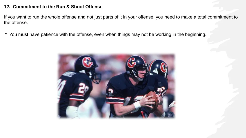 RUN n SHOOT OFFENSE FOUNDATIONS 1. Run & Shoot - slide 33 of 36