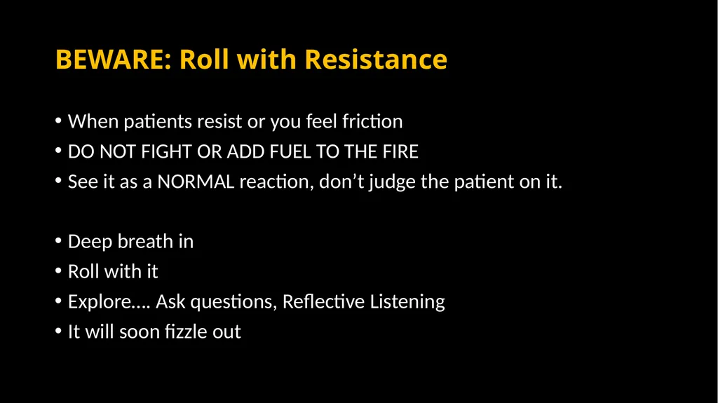 Mini Motivational Interviewing in the 10 minute - slide 36 of 38