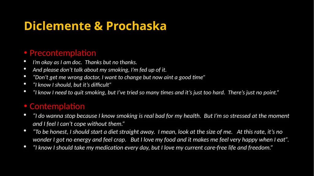 Mini Motivational Interviewing in the 10 minute - slide 13 of 38