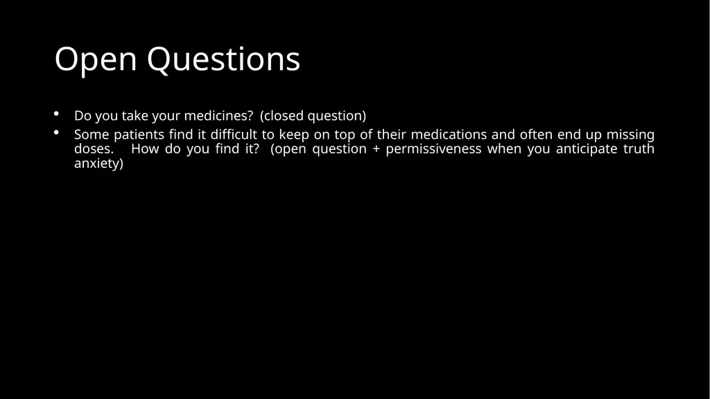 Mini Motivational Interviewing in the 10 minute - slide 20 of 38
