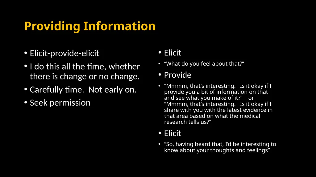 Mini Motivational Interviewing in the 10 minute - slide 30 of 38