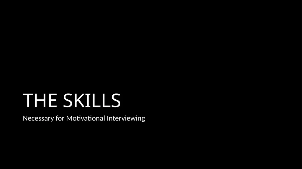 Mini Motivational Interviewing in the 10 minute - slide 18 of 38
