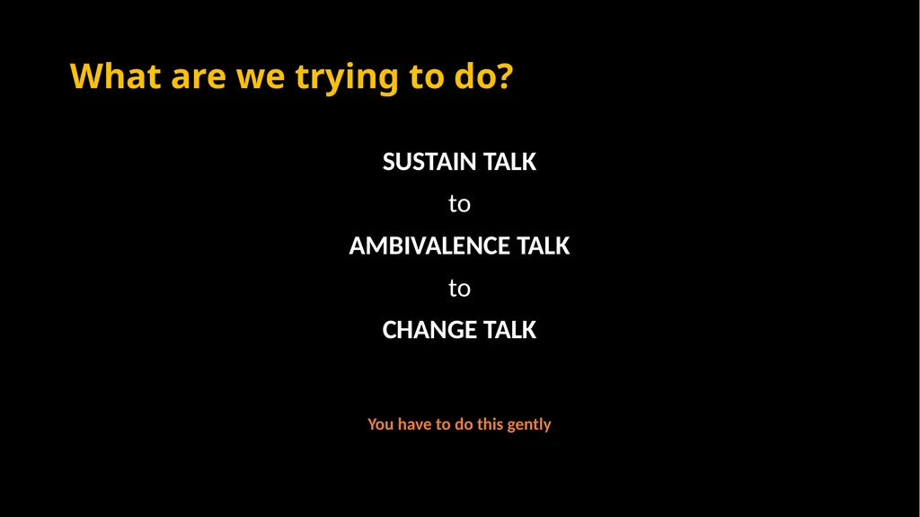 Mini Motivational Interviewing in the 10 minute - slide 15 of 38