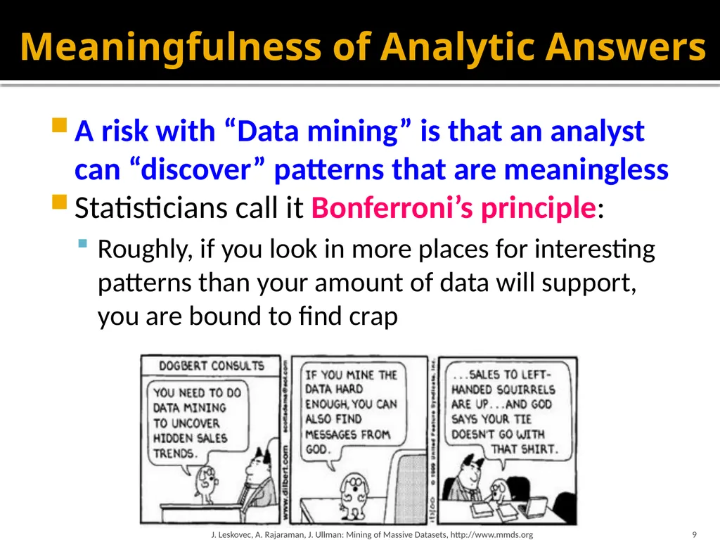 Mining of Massive Datasets: Course Introduction - slide 9 of 28