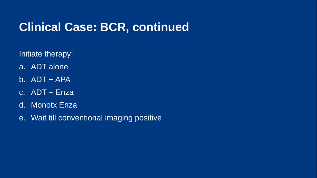 Treatment Intensification for Locally Advanced and - slide 46 of 48