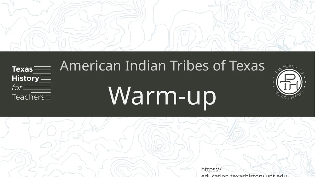 Unit 1: Natural Texas and Its People Lesson 5: - slide 2 of 24