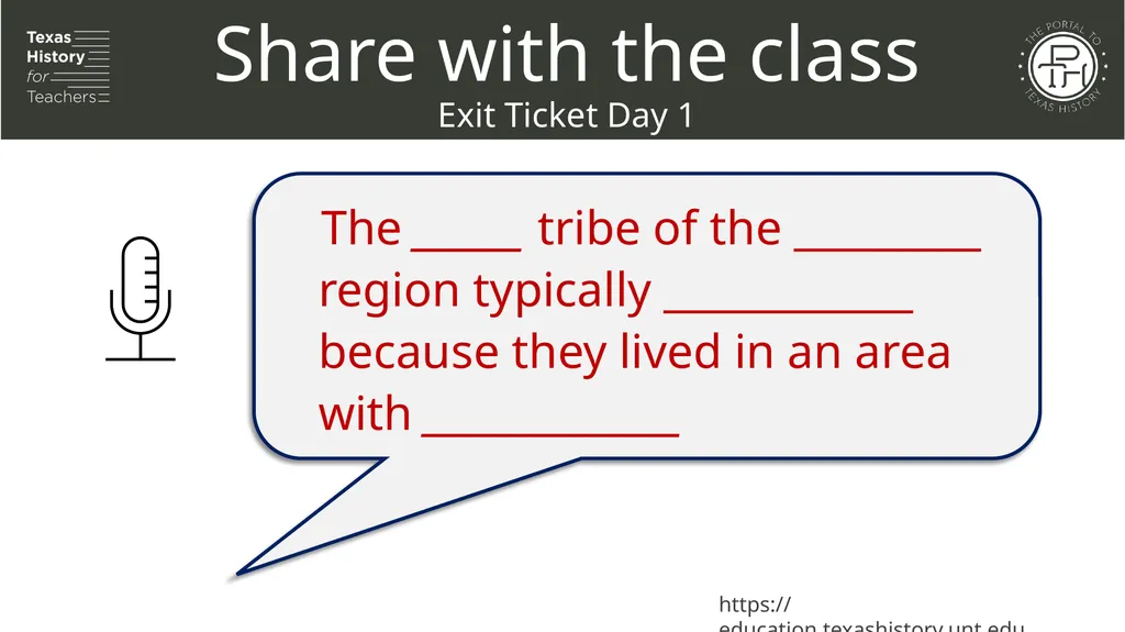 Unit 1: Natural Texas and Its People Lesson 5: - slide 22 of 24