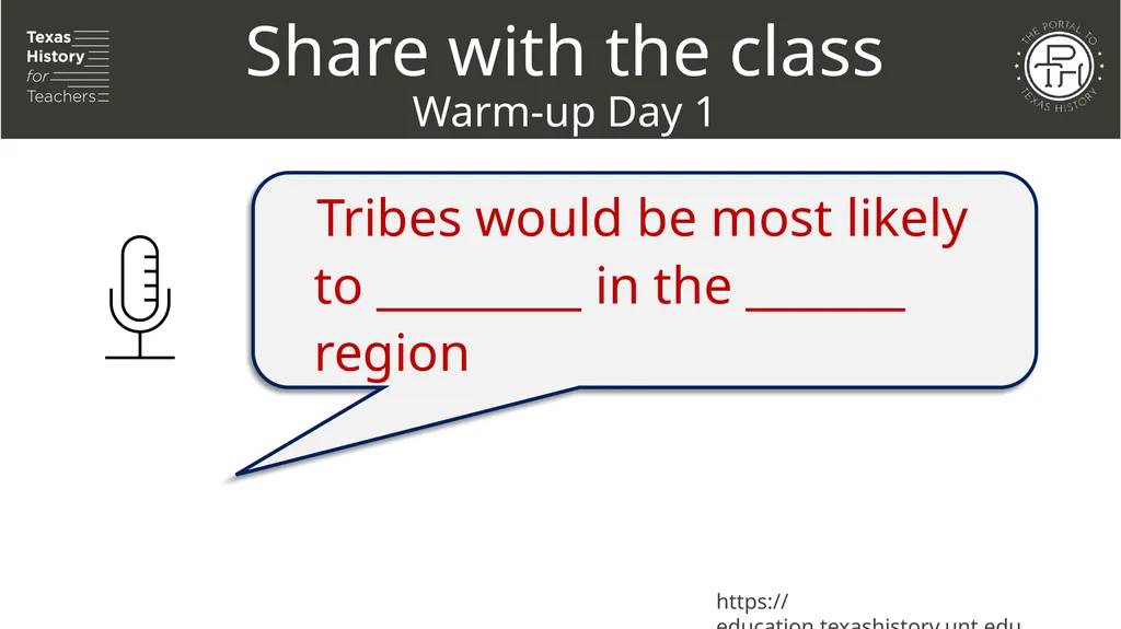 Unit 1: Natural Texas and Its People Lesson 5: - slide 4 of 24