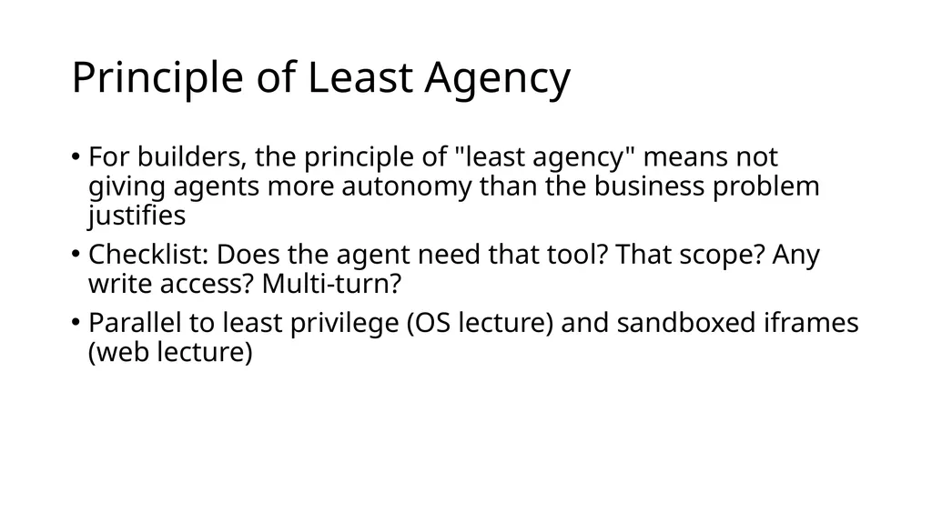 Large Language Model Agent Security COMP 4634 - slide 35 of 44