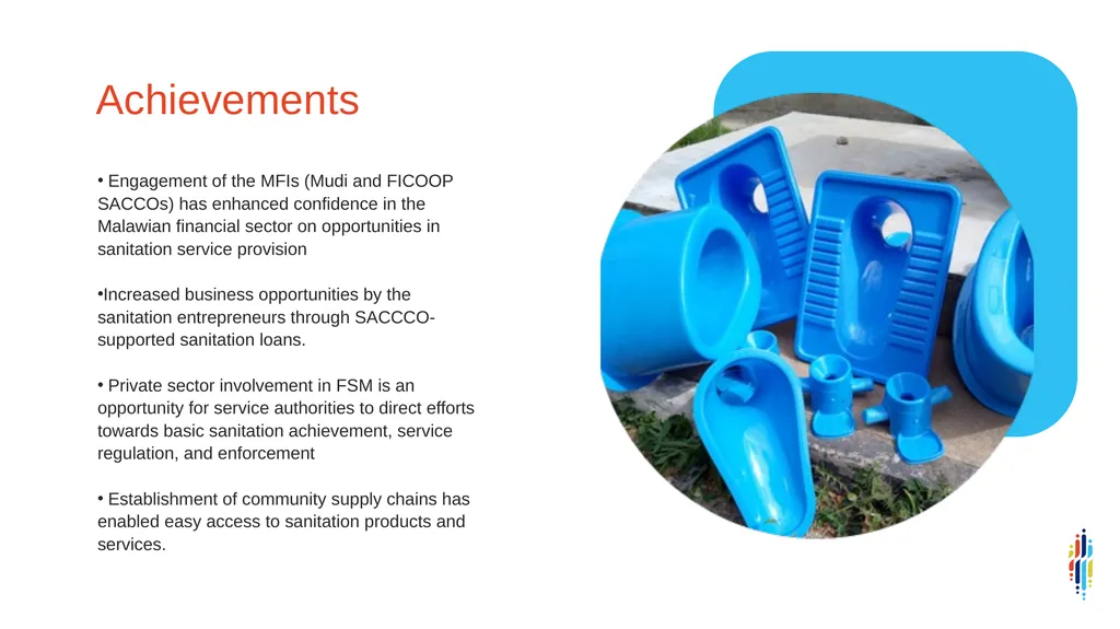 SFD presented at the WASH RAG 16th Summit KATE - slide 20 of 26