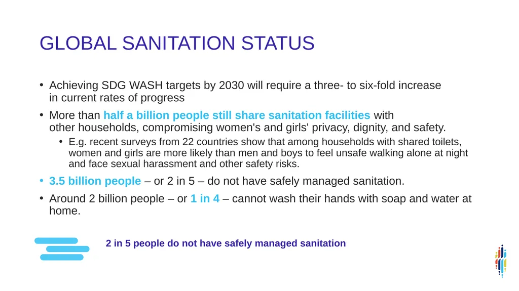 SFD presented at the WASH RAG 16th Summit KATE - slide 3 of 26