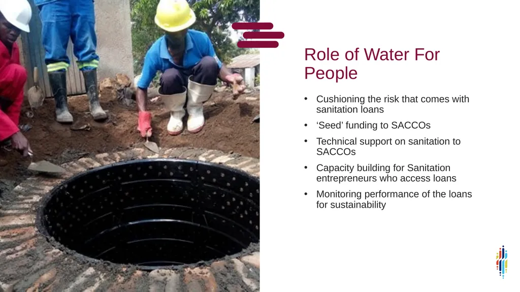 SFD presented at the WASH RAG 16th Summit KATE - slide 16 of 26