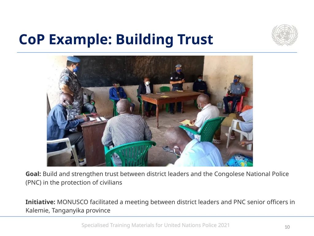 Aim To provide United Nations Police with an - slide 10 of 38