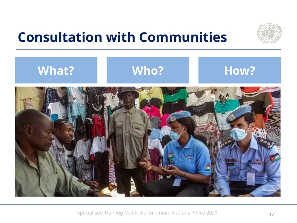 Aim To provide United Nations Police with an - slide 17 of 38