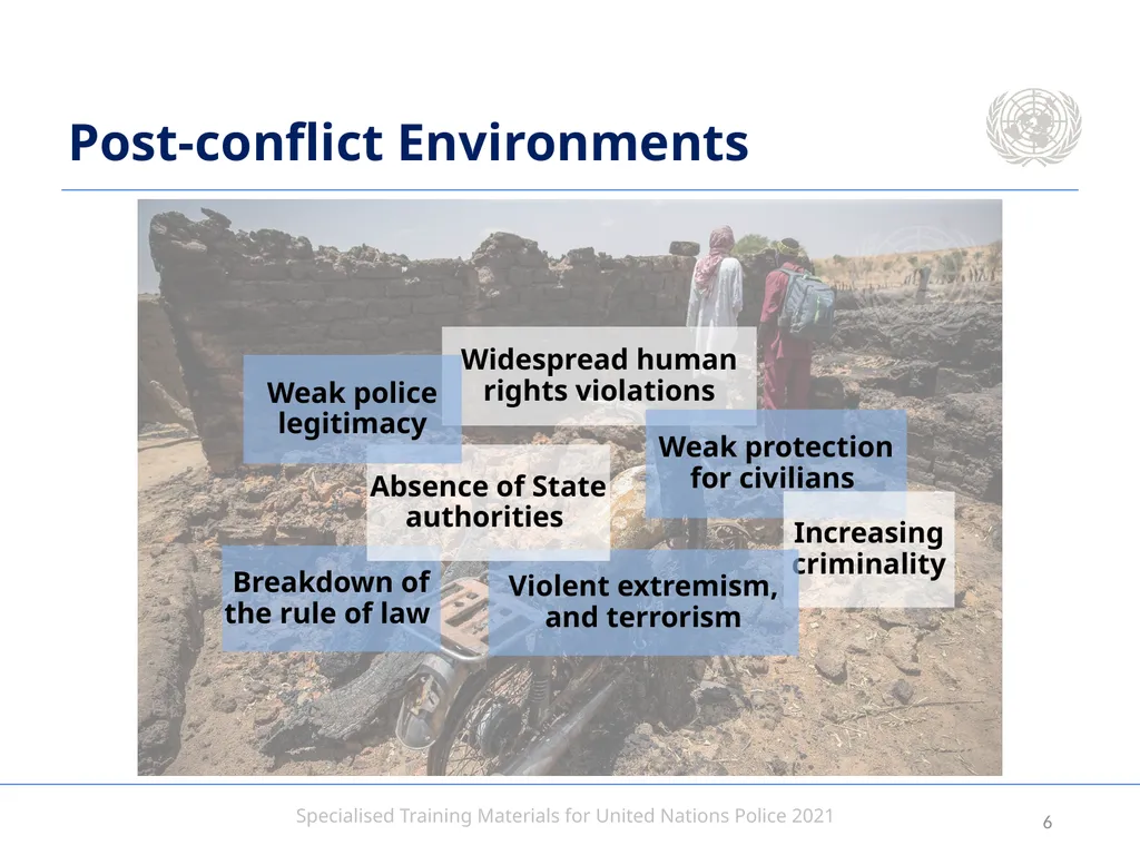 Aim To provide United Nations Police with an - slide 6 of 38