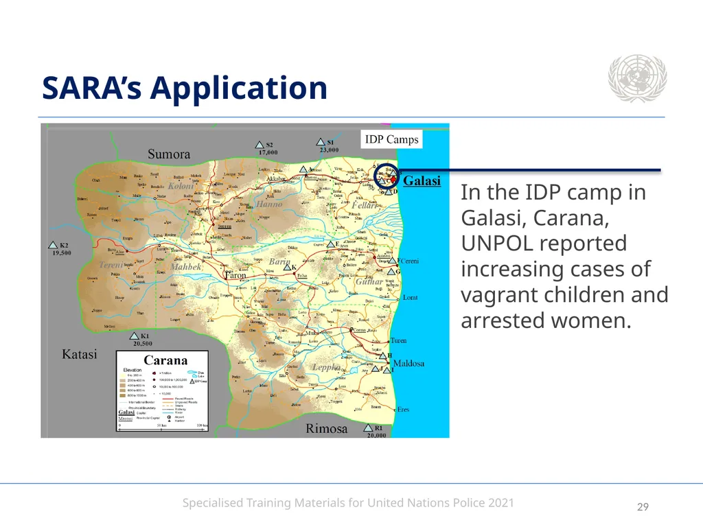 Aim To provide United Nations Police with an - slide 29 of 38