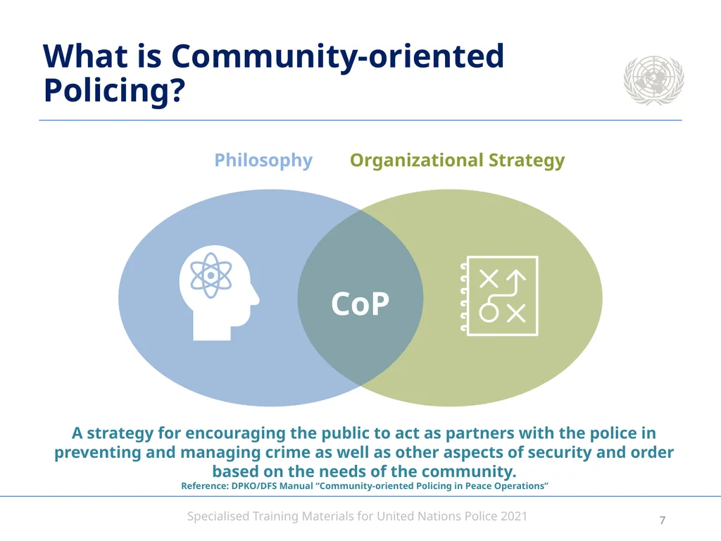 Aim To provide United Nations Police with an - slide 7 of 38