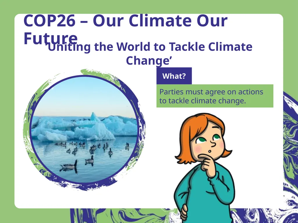 COP26 – Our Climate Our Future Our planet is at - slide 14 of 20