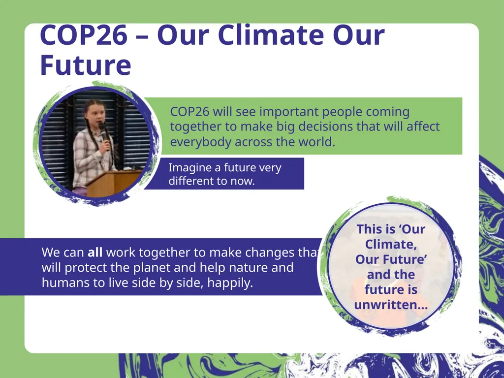 COP26 – Our Climate Our Future Our planet is at - slide 19 of 20
