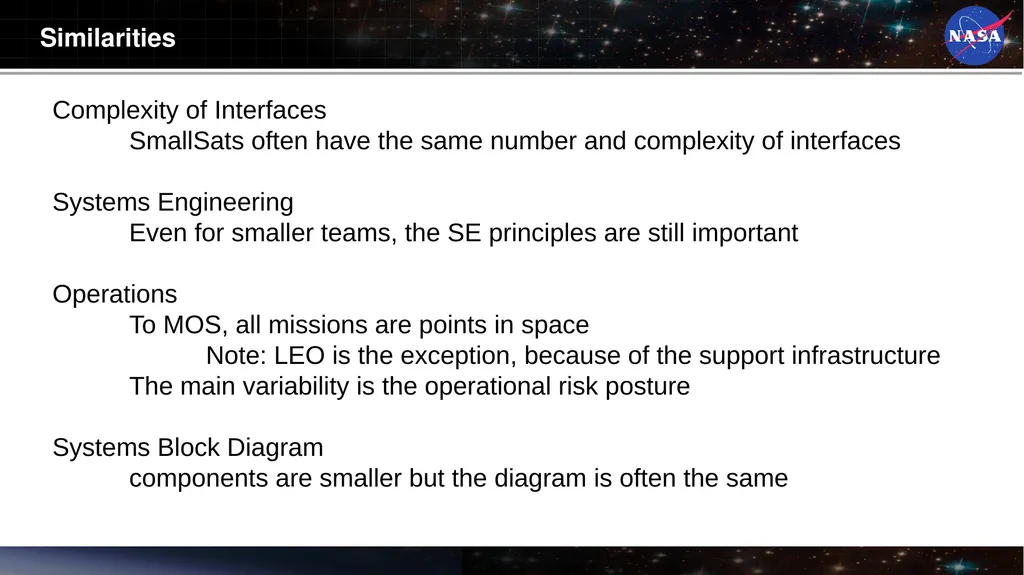 The Challenges of Managing Small Space Flight - slide 8 of 17