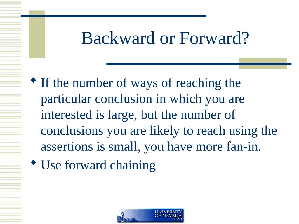 Rule Based Systems If <condition> then - slide 25 of 45