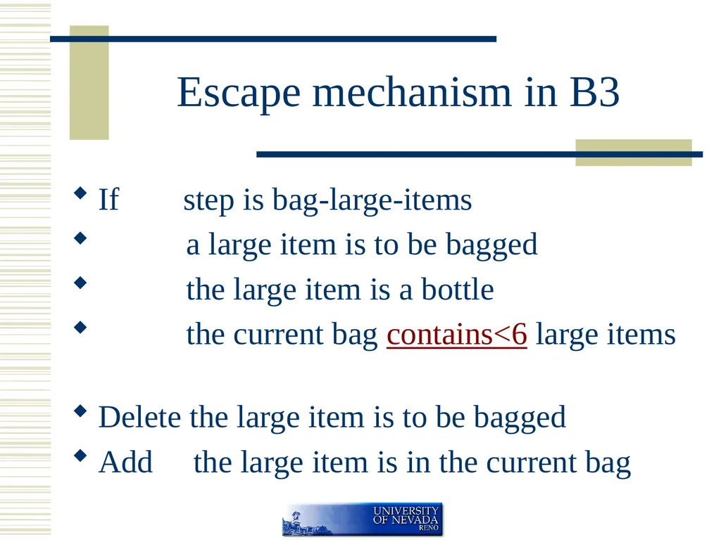Rule Based Systems If <condition> then - slide 42 of 45