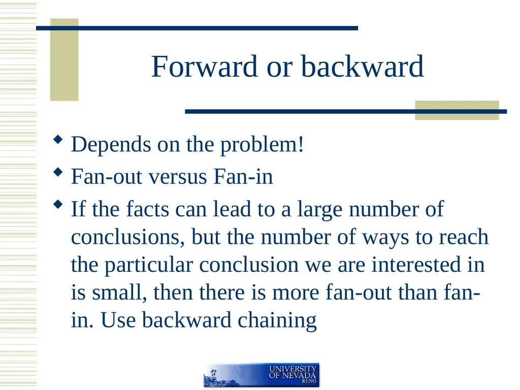 Rule Based Systems If <condition> then - slide 24 of 45