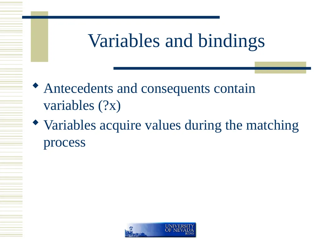 Rule Based Systems If <condition> then - slide 9 of 45