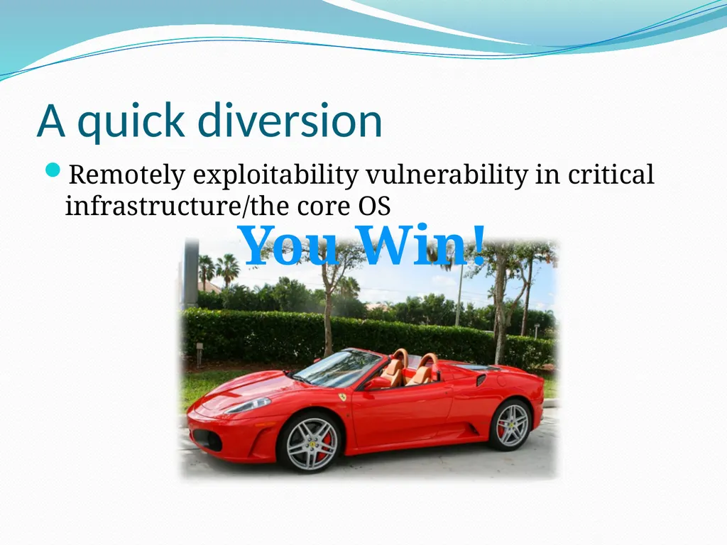 Fuzzing for Security Flaws John Heasman Stanford - slide 31 of 40