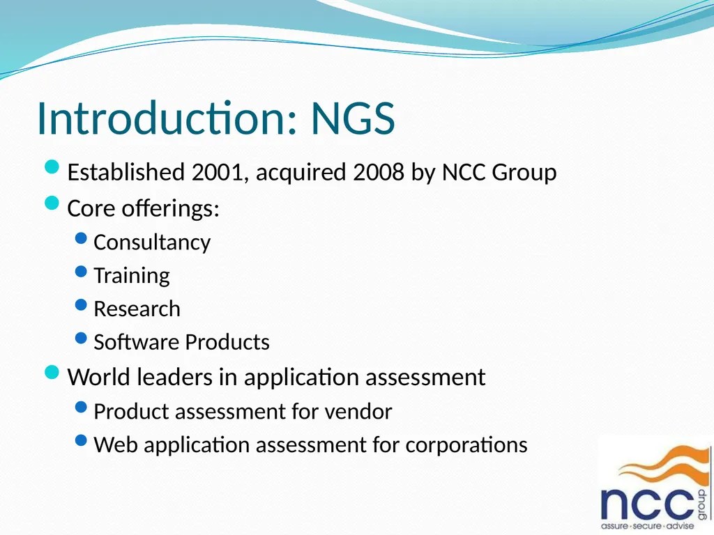 Fuzzing for Security Flaws John Heasman Stanford - slide 3 of 40