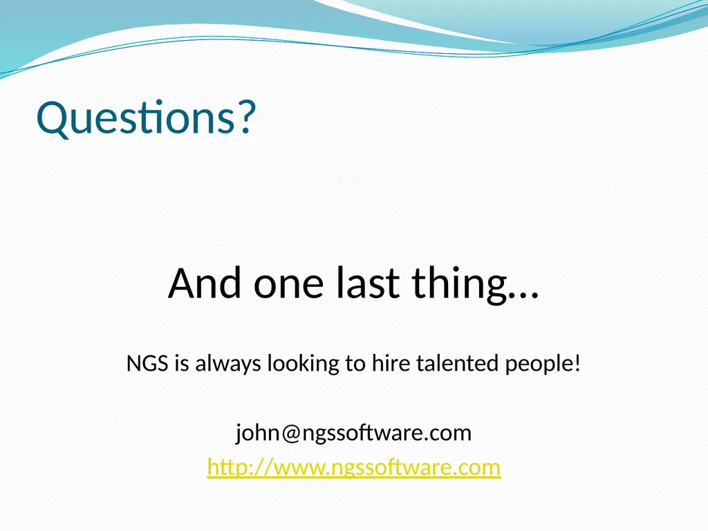 Fuzzing for Security Flaws John Heasman Stanford - slide 40 of 40