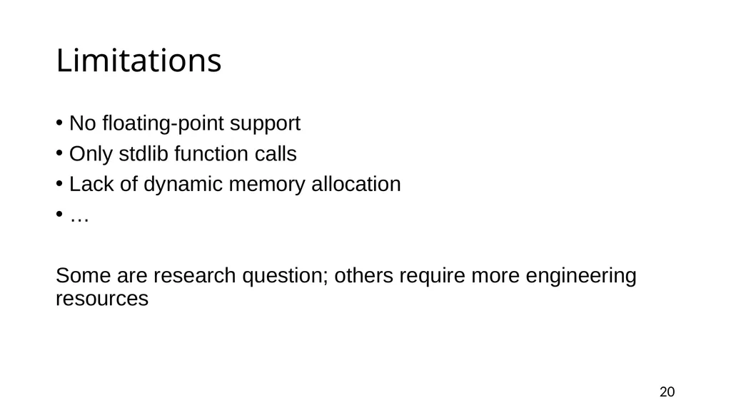 YARPGen: A Compiler Fuzzer for Loop Optimizations - slide 20 of 29