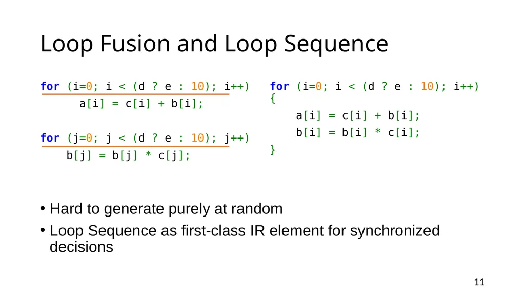 YARPGen: A Compiler Fuzzer for Loop Optimizations - slide 11 of 29