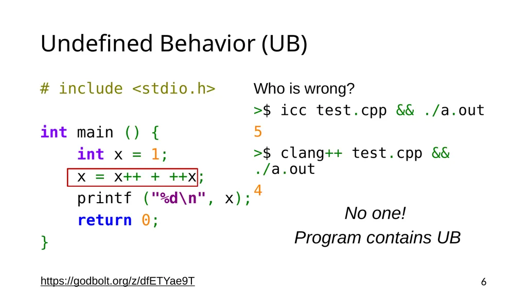 YARPGen: A Compiler Fuzzer for Loop Optimizations - slide 6 of 29