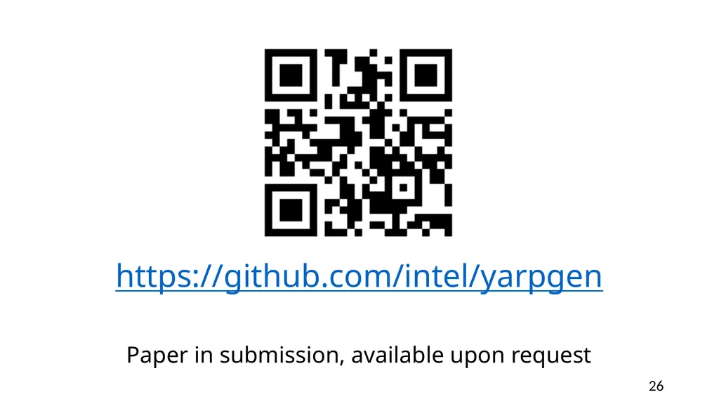 YARPGen: A Compiler Fuzzer for Loop Optimizations - slide 26 of 29