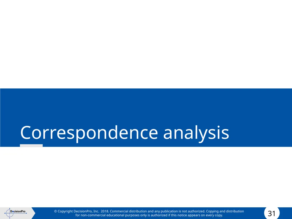 Positioning Positioning concept Perceptual mapping - slide 31 of 71