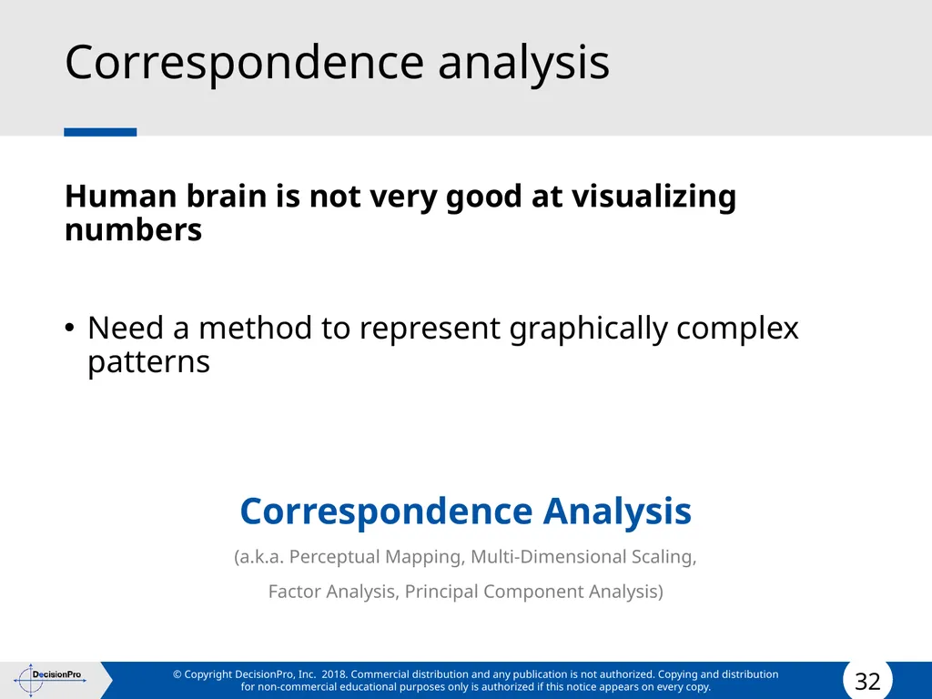 Positioning Positioning concept Perceptual mapping - slide 32 of 71