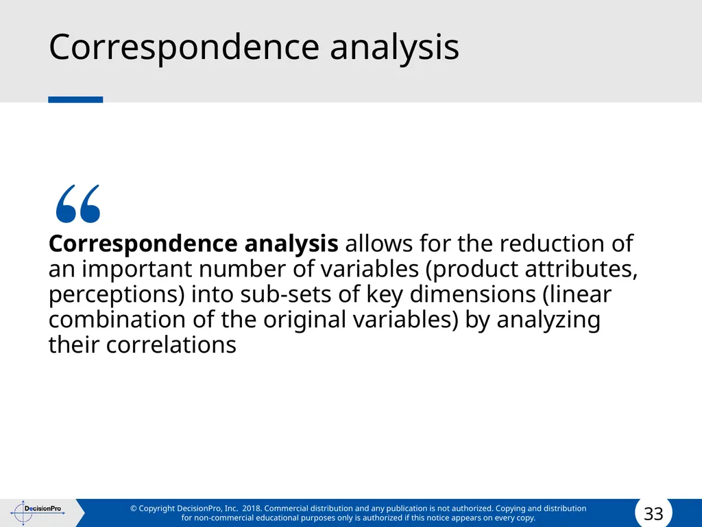 Positioning Positioning concept Perceptual mapping - slide 33 of 71